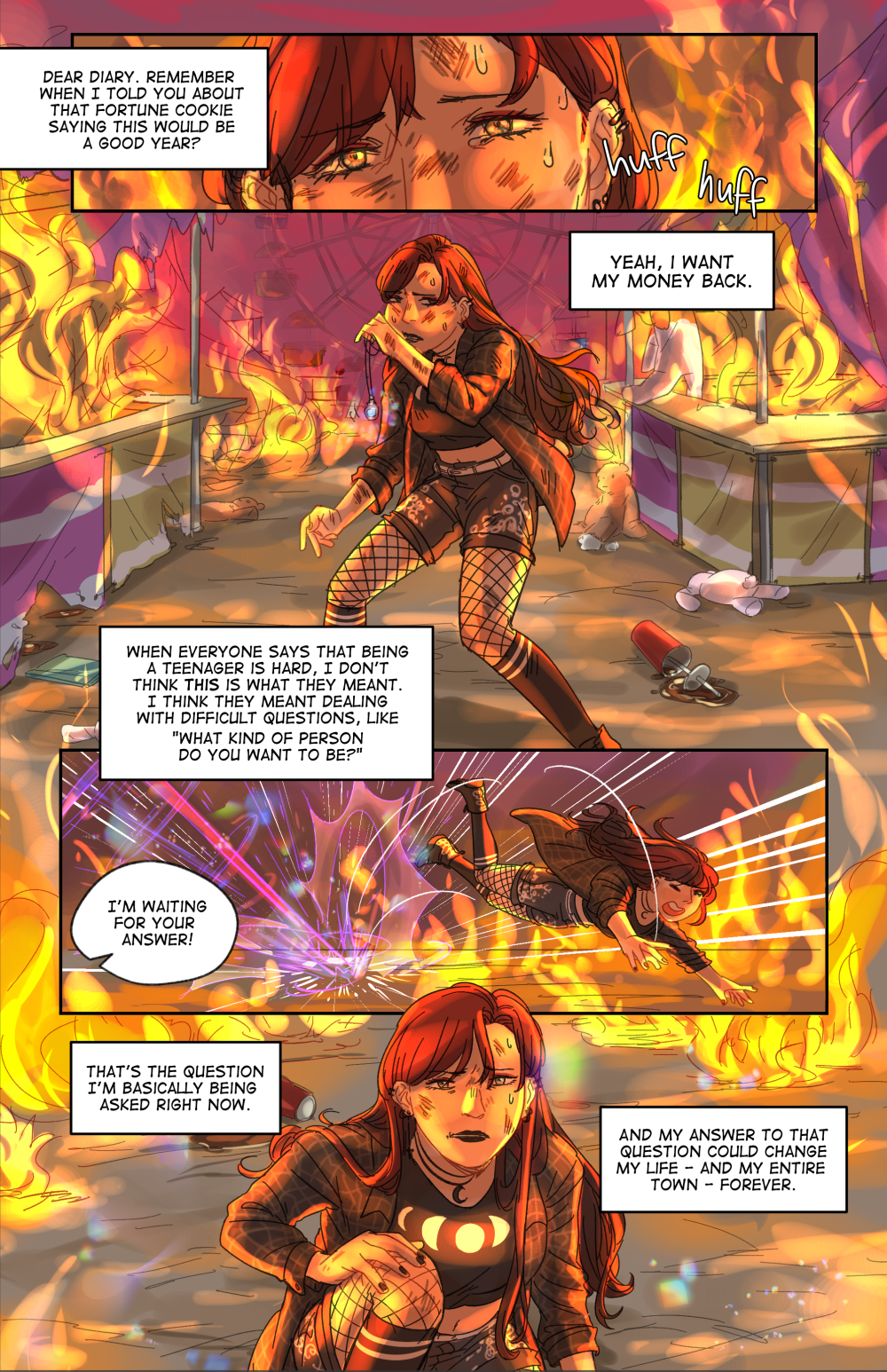 witches comic book art by deanna li written by trevor mueller