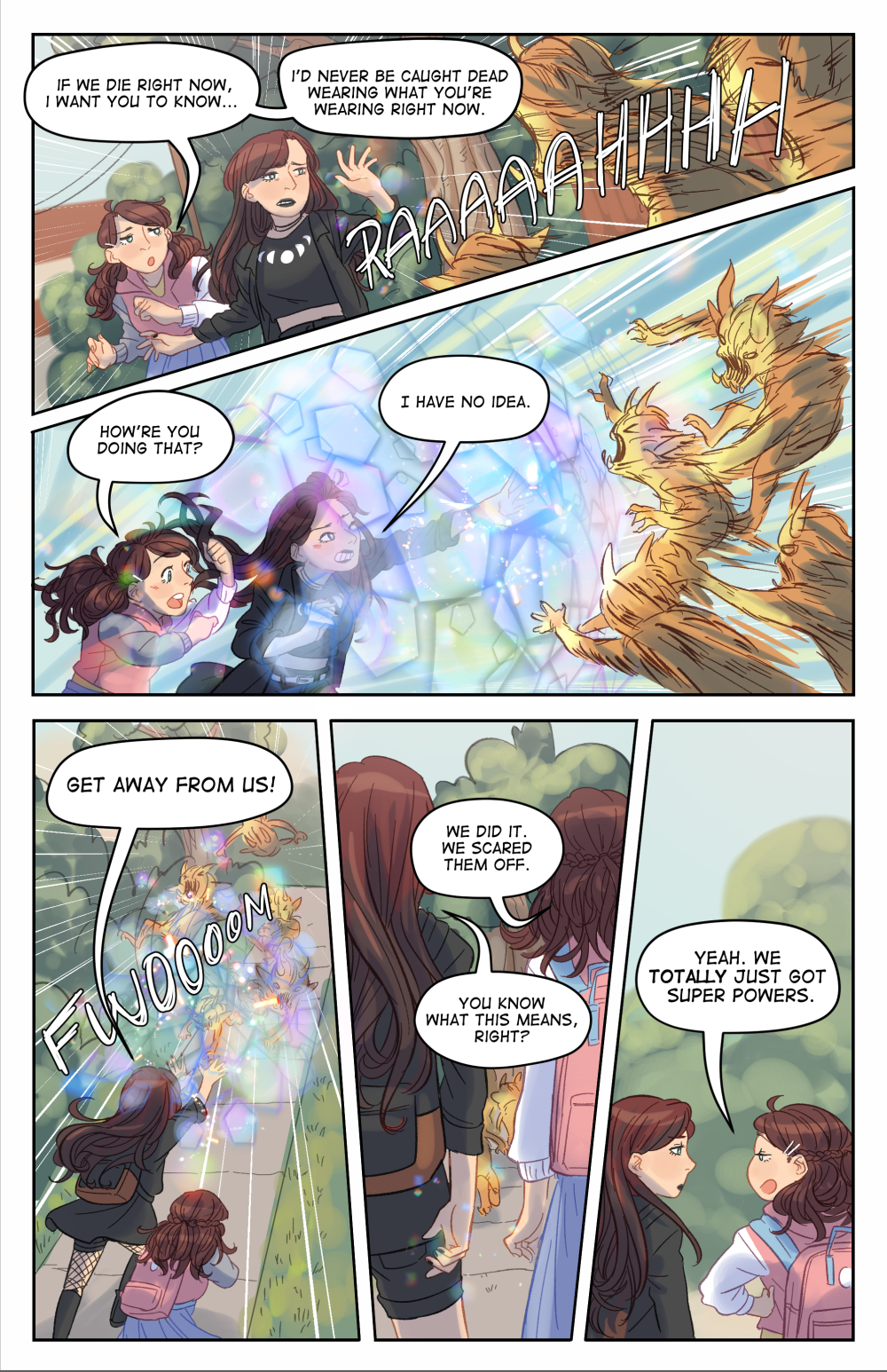 witches comic book art by deanna li written by trevor mueller