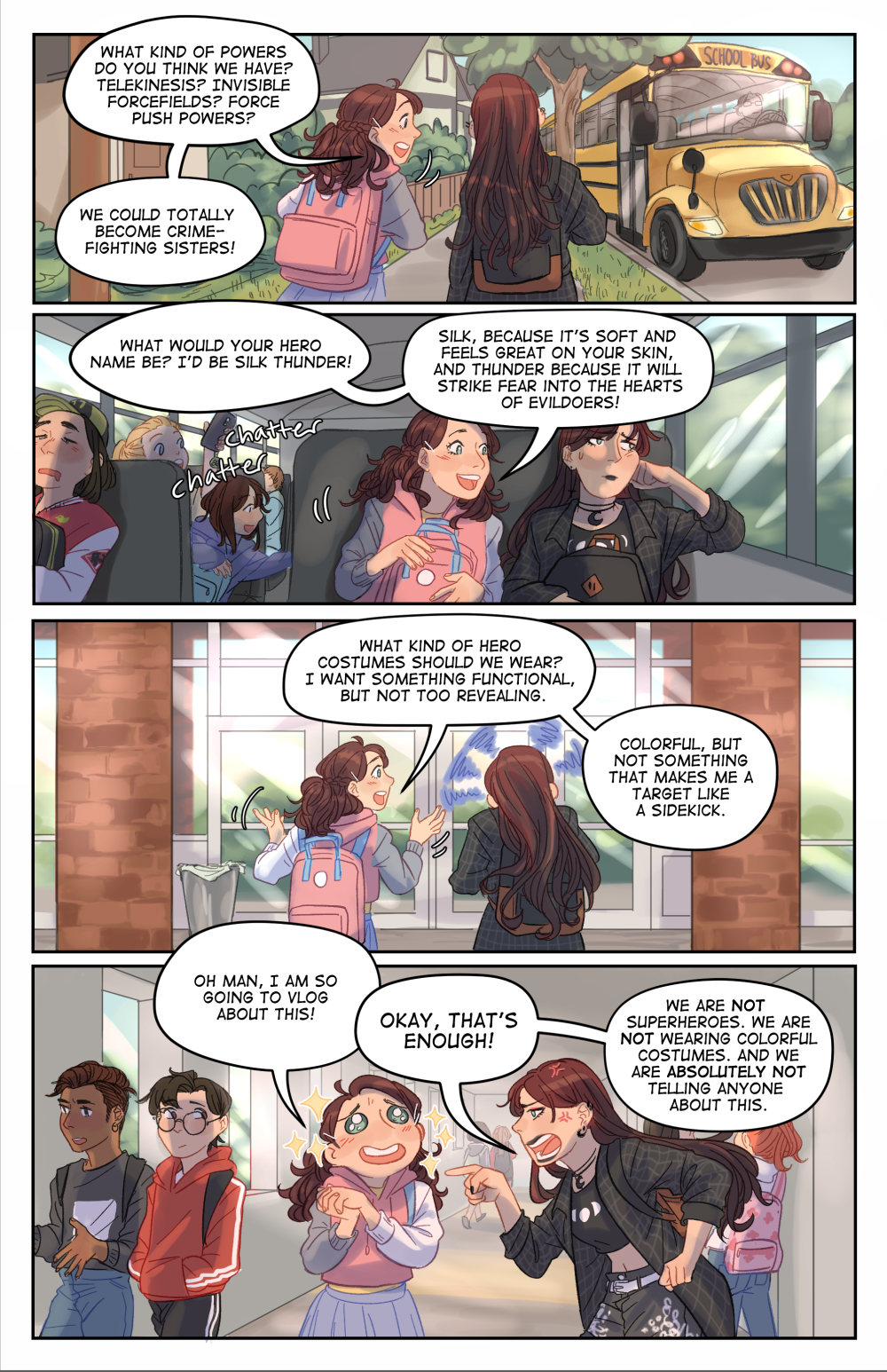 witches comic book art by deanna li written by trevor mueller