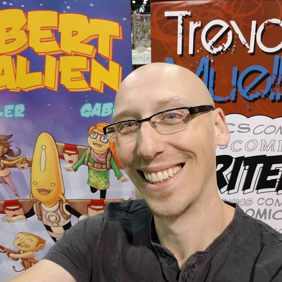 trevor mueller in artist alley wizard world chicago 2018