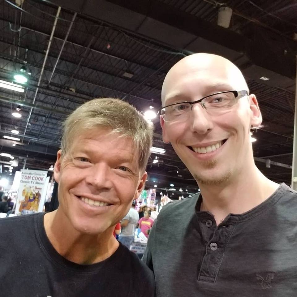comic creator rob liefeld deadpool with trevor mueller at wizard world chicago 2018