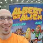 trevor mueller comic writer albert the alien artist alley