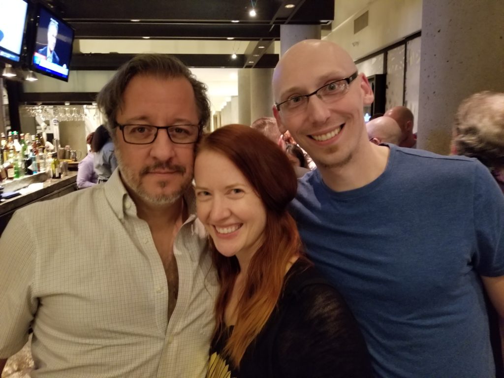 dean haspiel and laura lee gulledge and trevor mueller at baltimore comic con 2018