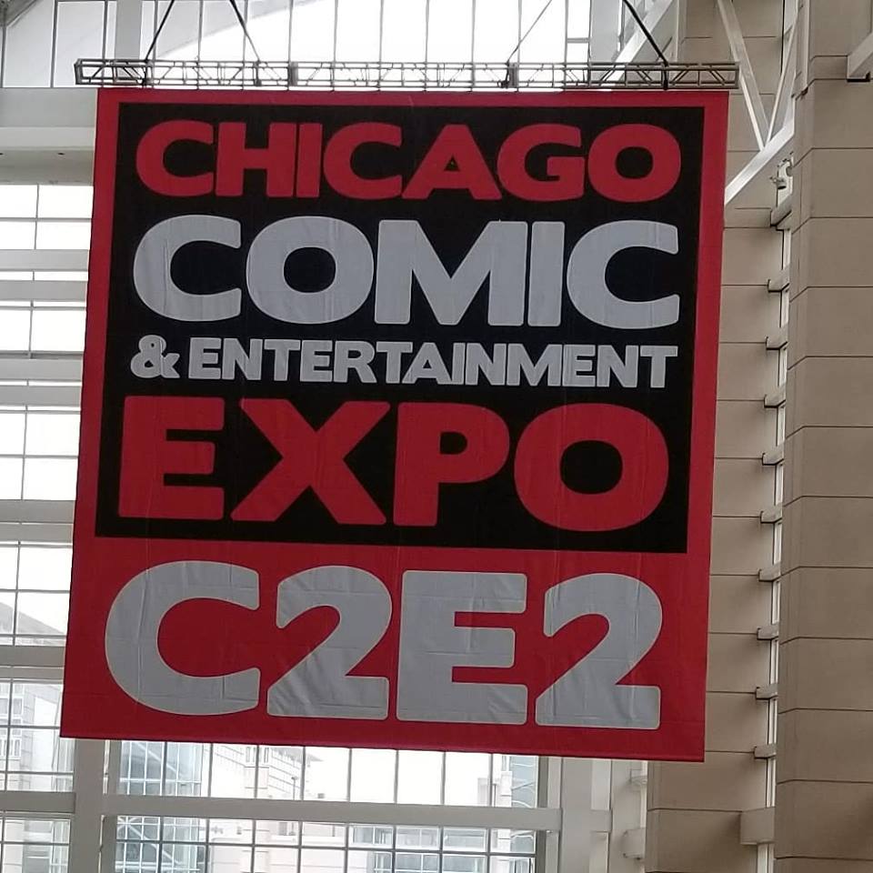 c2e2 2019 display banner chicago comic convention