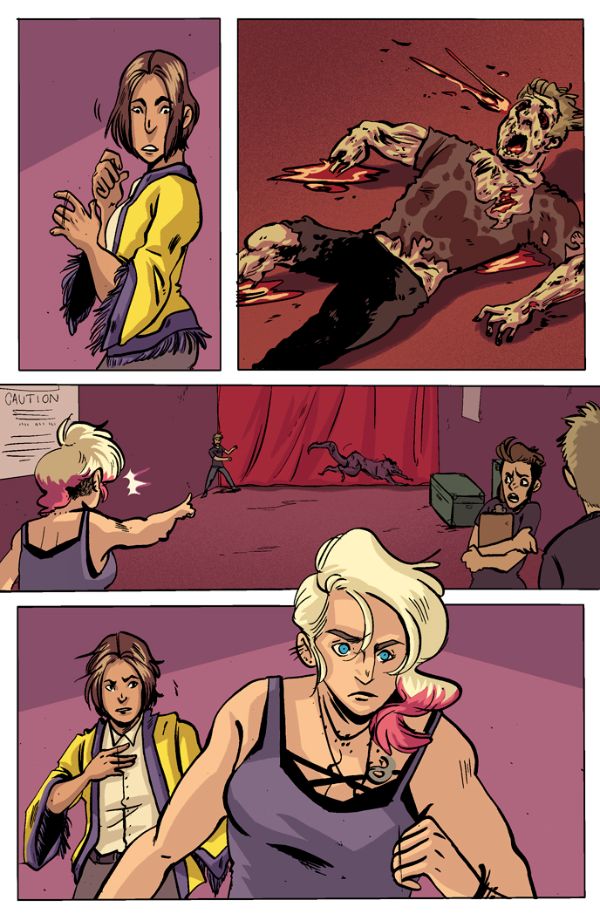 magical natalie lgbtq+ comic book demons art by katie fleming written by trevor mueller