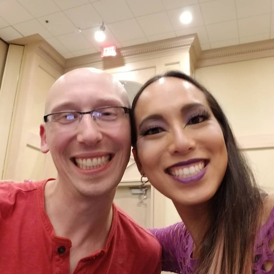 Trevor Mueller and Guinness world record april choi at Anime Midwest 2019