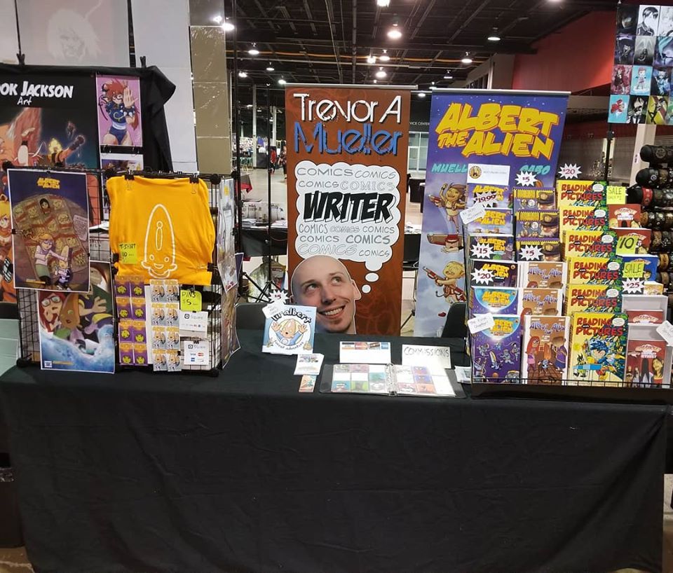 wizard world chicago, artist alley, trevor mueller, comic con