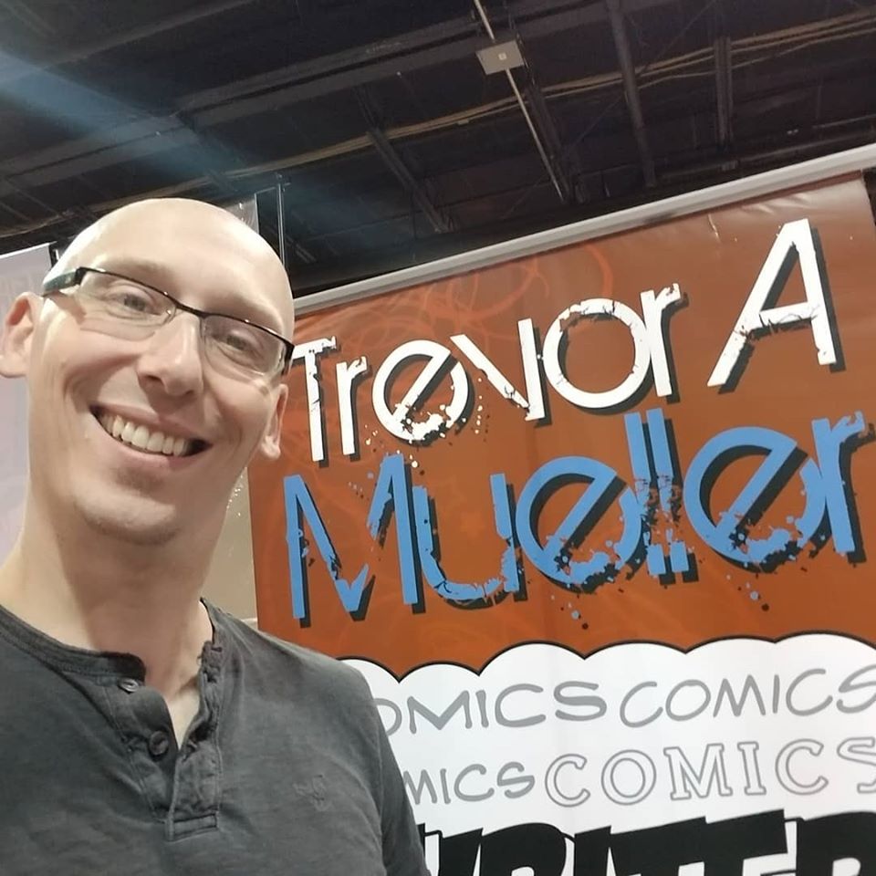 Trevor Mueller writer comic book banner