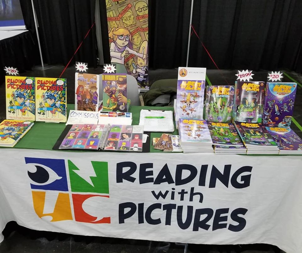 new york comic con, nycc, artist alley, reading with pictures,