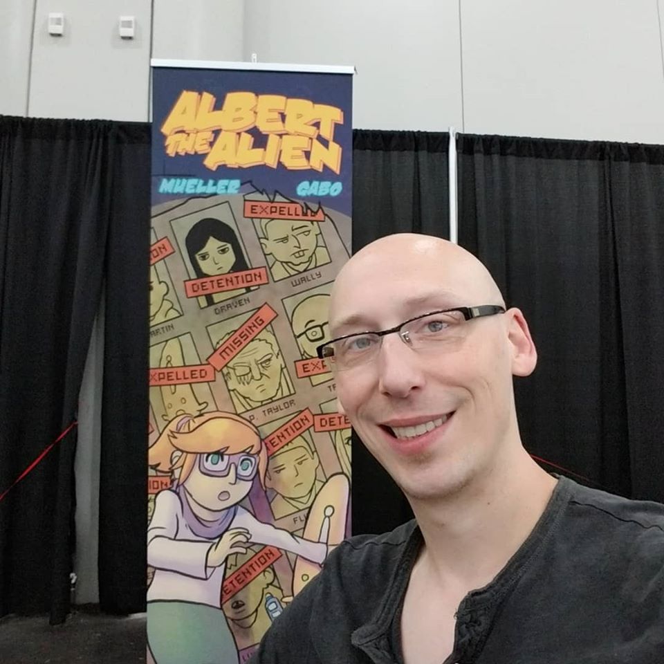 trevor mueller, nycc, new york comic con, reading with pictures, albert the alien