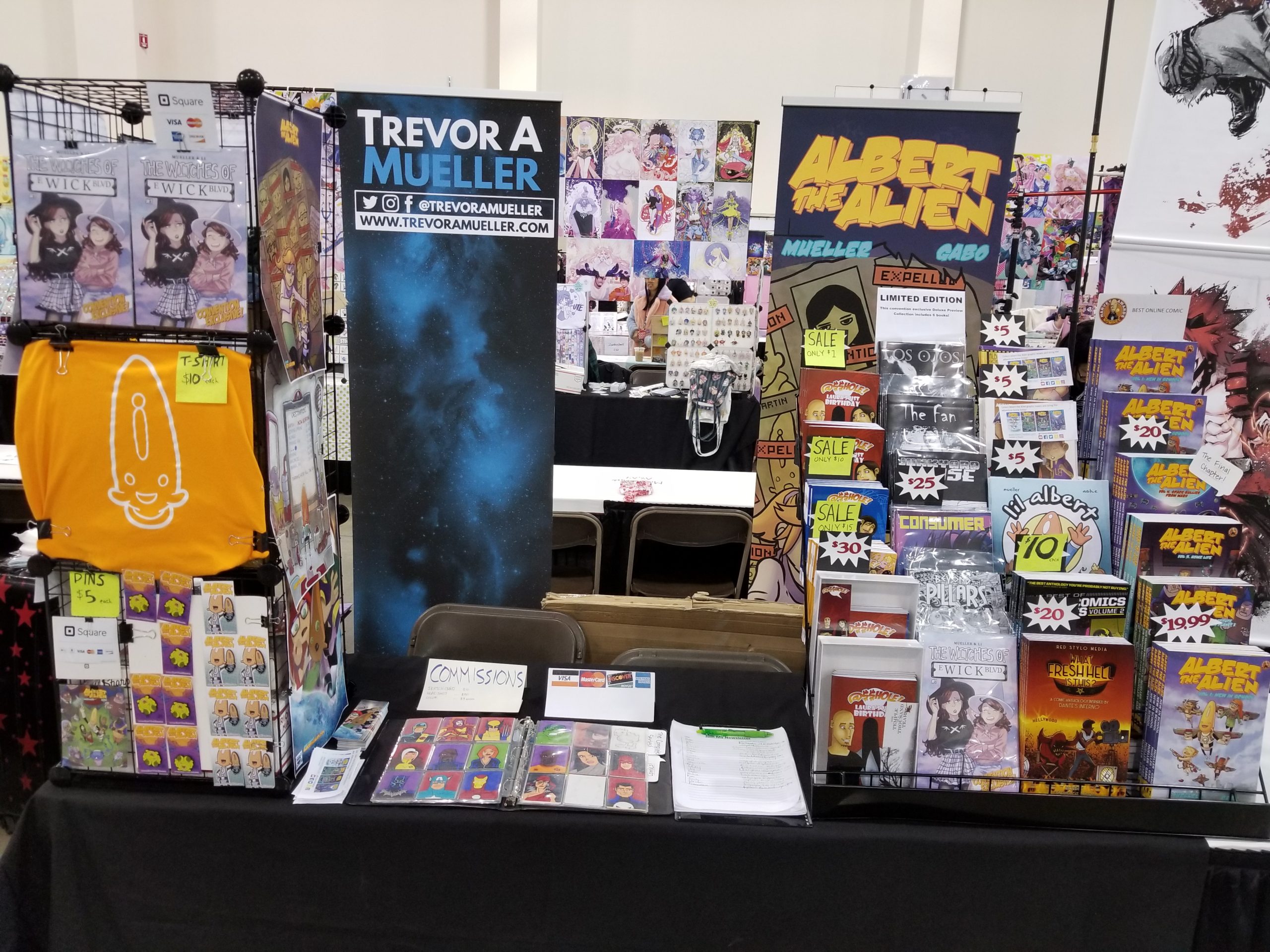 Booth setup