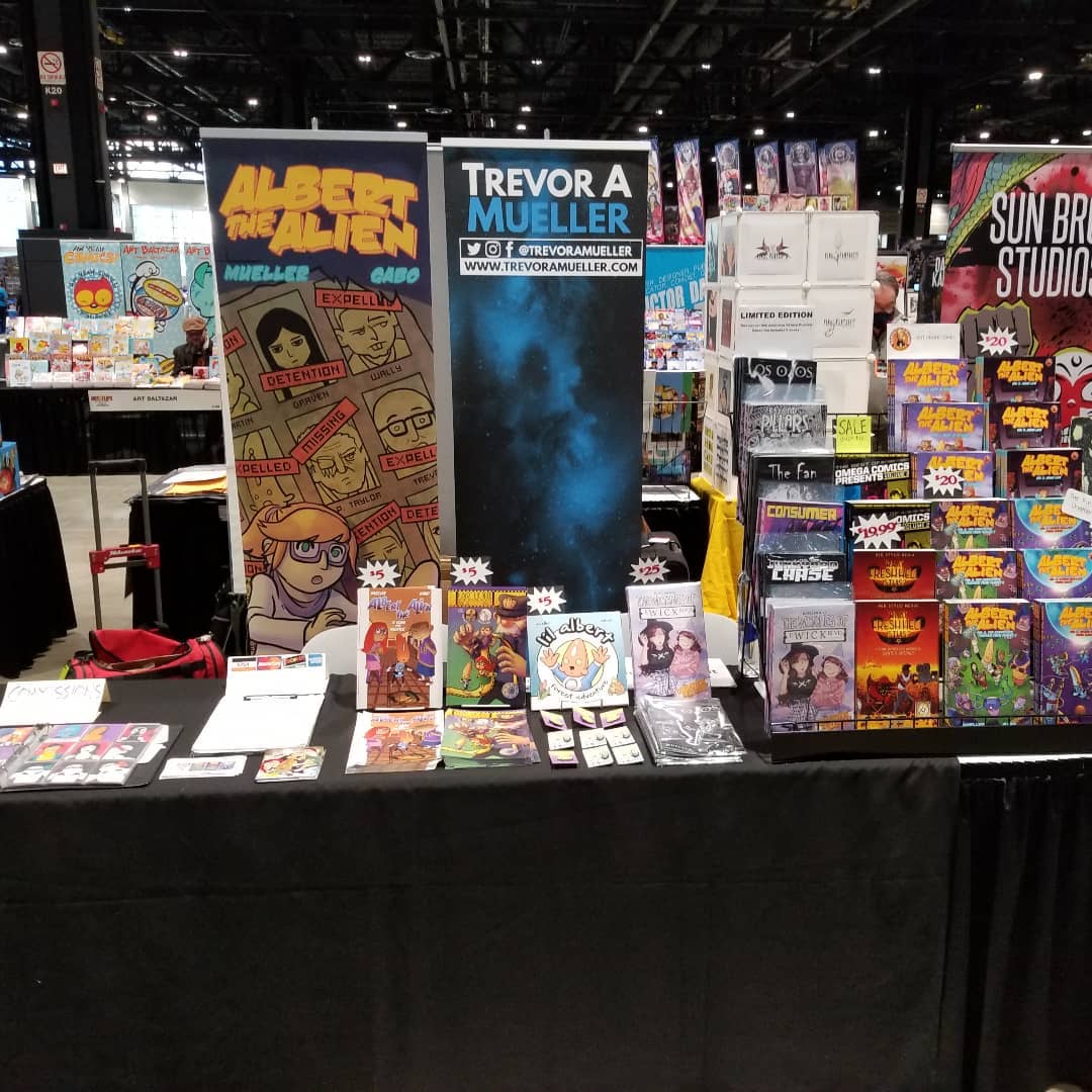 trevor mueller comic writer artist alley c2e2 2021