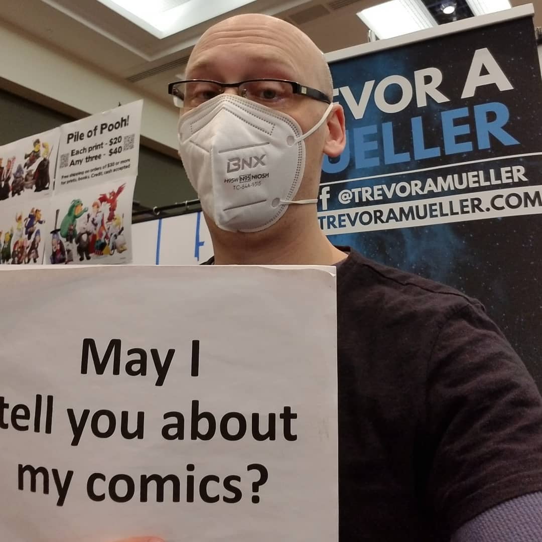 trevor mueller comic writer artist alley ECCC 2021