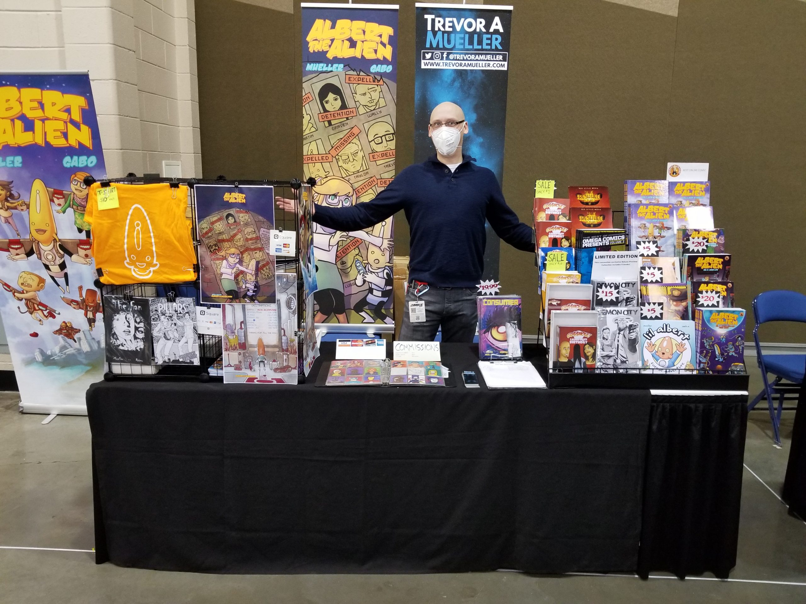 trevor mueller amke 2022 artist alley