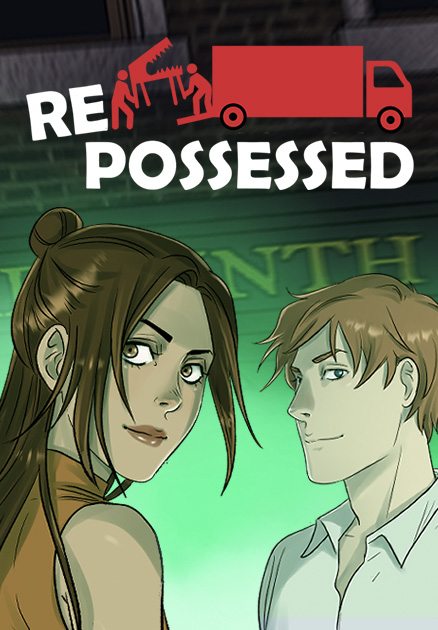 repossessed banner on webtoon originals